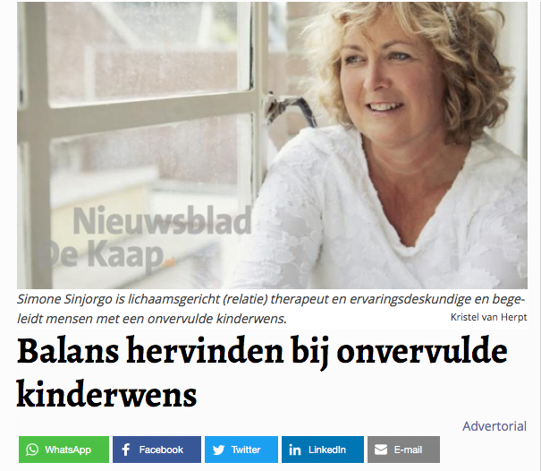 Artikel Nieuwsblad De Kaap