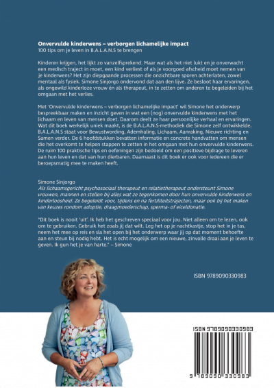 Boek Onvervulde Kinderwens - verborgen lichamelijke impact